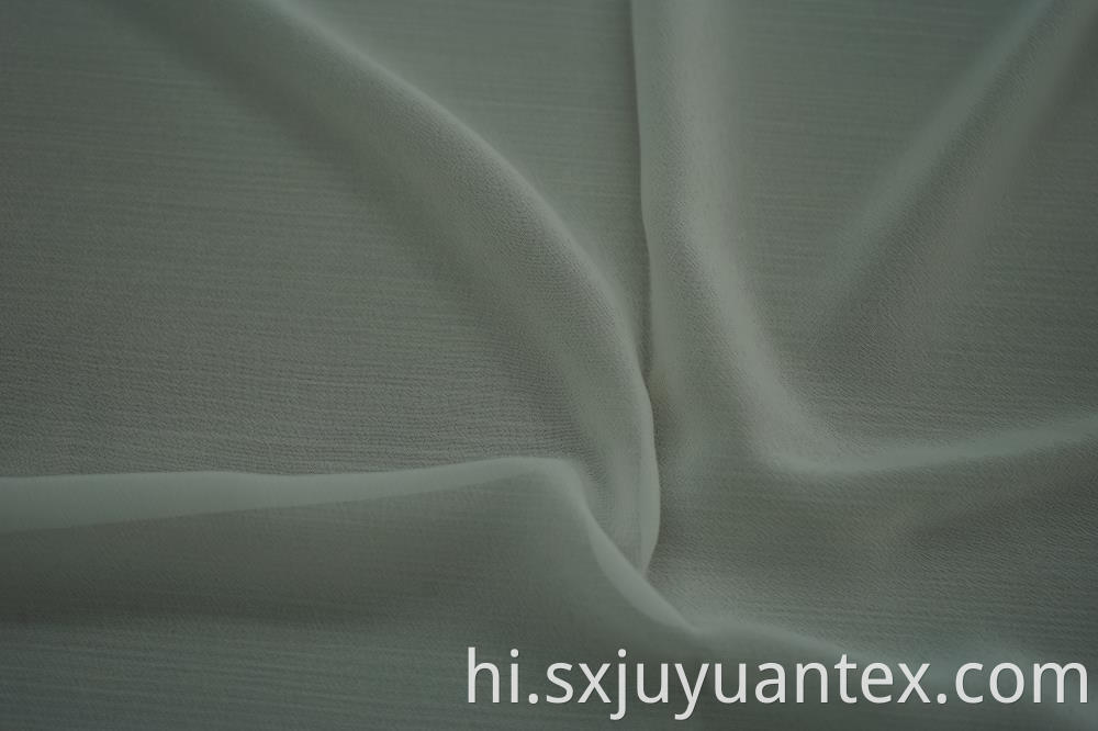 Snow Flower Crepe Fabric